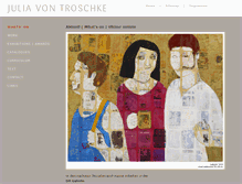 Tablet Screenshot of juliavontroschke.com